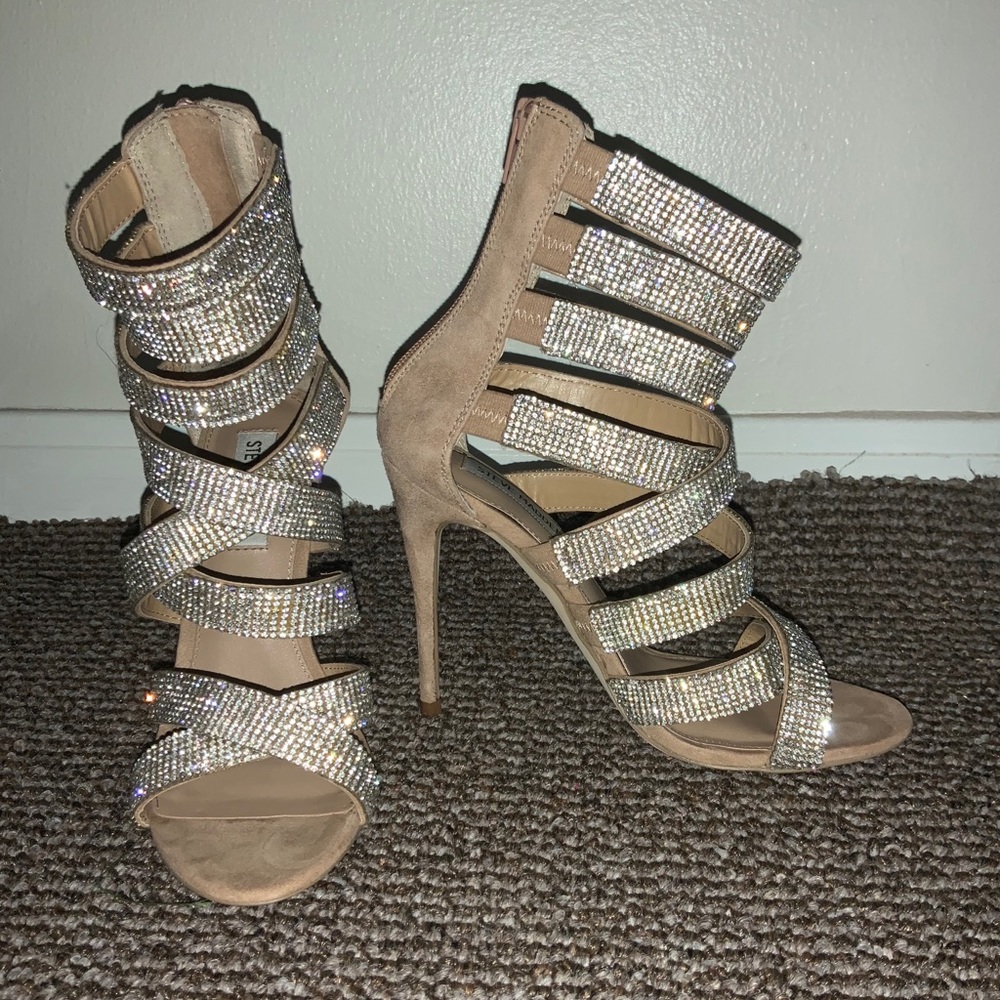 Steve Madden Malika Rhinestone Heel - Picture 2 of 5